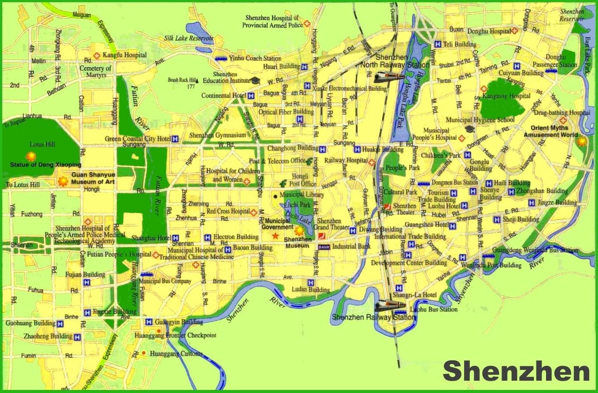 mapa de Shenzhen offline