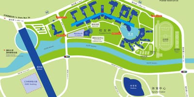 Mapa de Shenzhen universidade