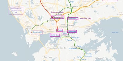 Szx mapa do aeroporto