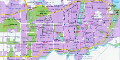 Shenzhen atracções turísticas mapa