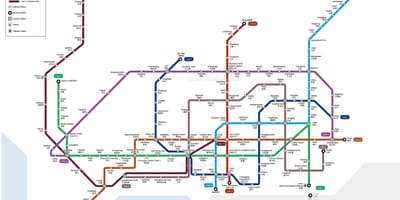 Shenzhen mtr mapa